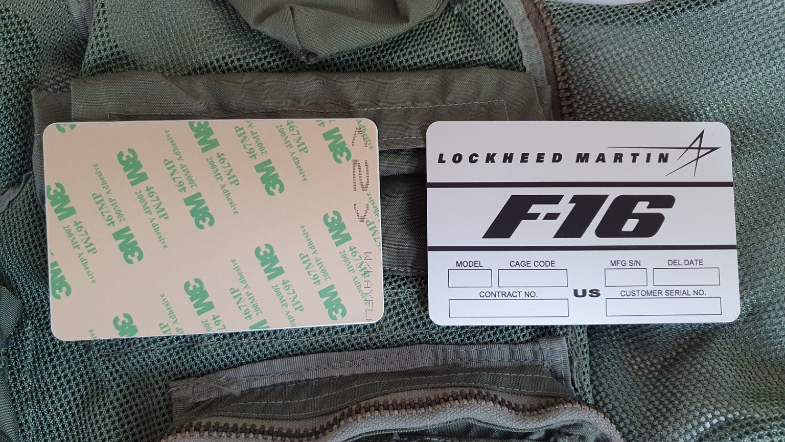 F16 Data Plate JSFsim Innovative Technology for Home Simulation